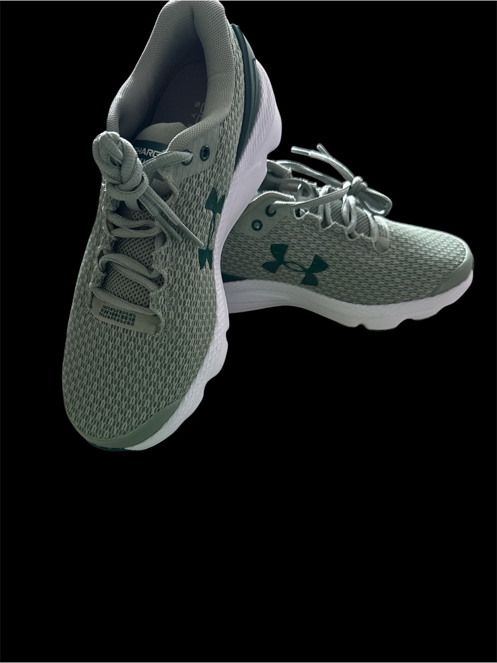Under Armour Women's Sage Green Mesh Athletic Sneakers